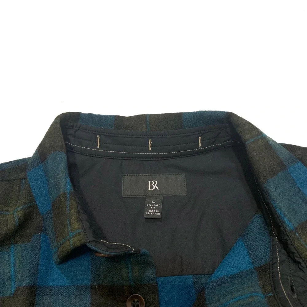 L / Banana Republic flannel overshirts